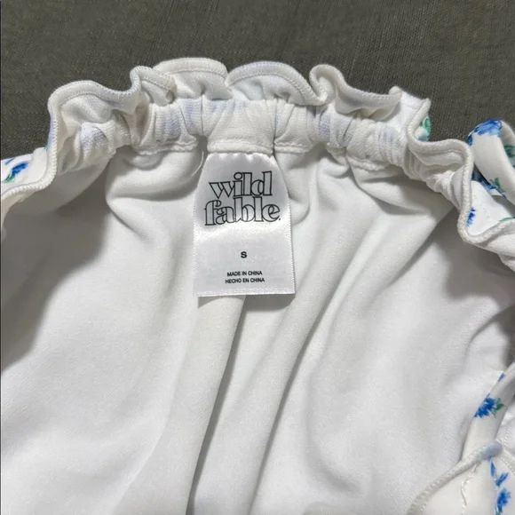 Wild fable White and Blue Floral Bikini Set - Picture 6 of 8